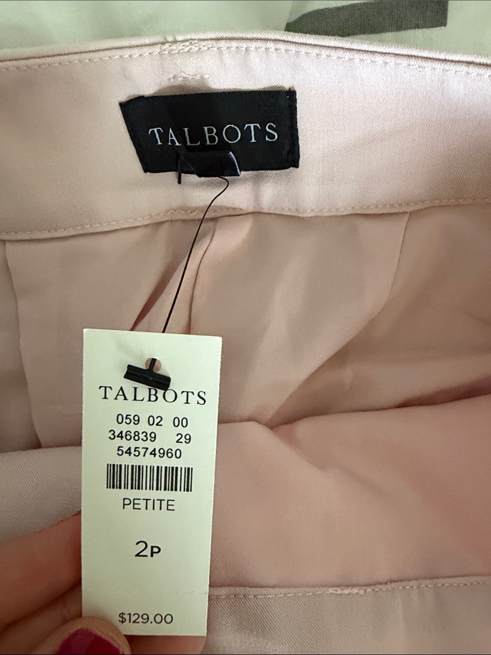 Pink Talbots Slacks - Picture 3 of 4